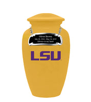 Fan Series - Louisiana State University Tigers Gold Memorial Cremation Urn - IULSU101
