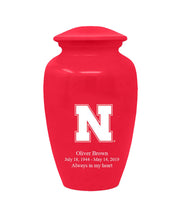 Fan Series - University of Nebraska Cornhuskers Red Memorial Cremation Urn - IUNBR101