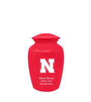Fan Series - University of Nebraska Cornhuskers Red Memorial Cremation Urn - IUNBR101