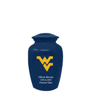 Fan Series - West Virginia University Mountaineers Blue Memorial Cremation Urn - IUWVG100