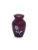 Mother of Pearl Rose on Burgundy - IUMOP102