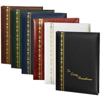 Royal Series Memorial Guest Book - 6 Ring - ST749-White