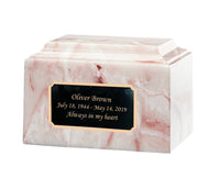 Pink Onyx Marble Urn - IUCM501
