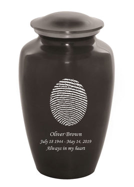 Fingerprint Cremation Urn - Slate (IUFIPR100-Slate)