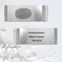 Stainless Steel Fingerprint Money Clip