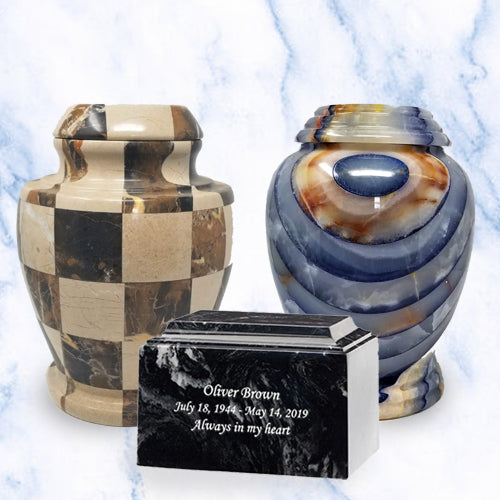 -Marble Urns