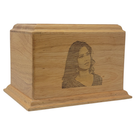 Woodland Series Photo Engraved Cremation Urn - IUCPE100