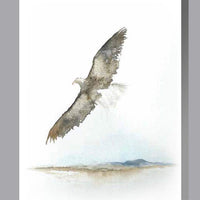 Eagle Soaring Design (Urn and Stationery)
