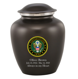 Military Series - United States Army Elite Grace Cremation Urn, Slate - IUMI139