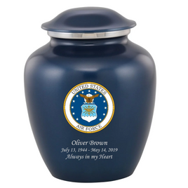 Military Series - United States Air Force Elite Grace Cremation Urn, Blue - IUMI140