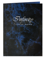 Presentation Folder - Blue Marble Silver - IUPRFOL100-BlueMarbleSilver