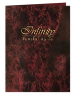 Presentation Folder - Burgundy Marble - IUPRFOL100-BurgundyMarble