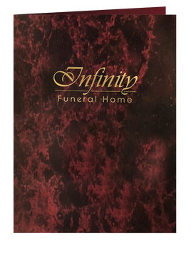 Presentation Folder - Burgundy Marble - IUPRFOL100-BurgundyMarble