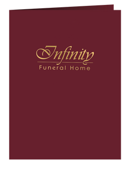Presentation Folder - Burgundy - IUPRFOL100-Burgundy