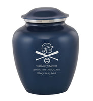 Custom Engraved Ultramarine Elite Grace Cremation Urn - IUGR400
