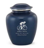 Custom Engraved Ultramarine Elite Grace Cremation Urn - IUGR400