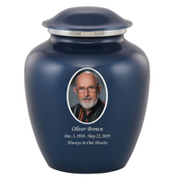 Elite Custom Photo Urn - IUUVP100-BLUE