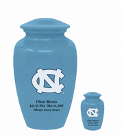 Fan Series - University of North Carolina Tar Heels Blue Memorial Cremation Urn - IUUNC101