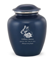 Custom Engraved Ultramarine Elite Grace Cremation Urn - IUGR400