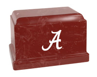 University of Alabama Crimson Tide Red Cultured Marble Urn - CMALB103