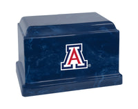University of Arizona Wildcats Blue Cultured Marble Urn - CMARZ100