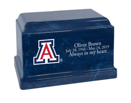University of Arizona Wildcats Blue Cultured Marble Urn - CMARZ100