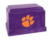 Clemson University Tigers Purple Cultured Marble Urn - CMCLM100
