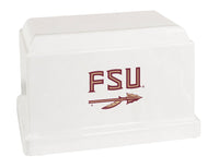 Florida State University Seminoles White Cultured Marble Urn - CMFLST100