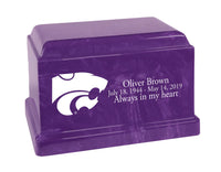 Kansas State University Wildcats Purple Cultured Marble Urn - CMKST100