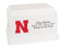 University of Nebraska Cornhuskers White Cultured Marble Urn - CMNBR100