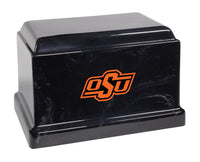 Oklahoma State University Cowboys Black Cultured Marble Urn - CMOKS100