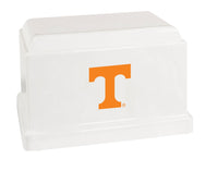 University of Tennessee Volunteers White Cultured Marble Urn - CMTNV100