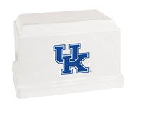 University of Kentucky Wildcats White Cultured Marble Urn - CMUKY100