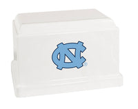 University of North Carolina Tar Heels White Cultured Marble Urn - CMUNC100
