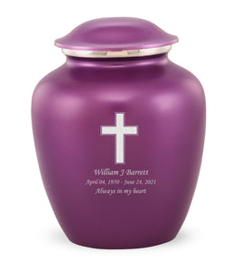 Custom Engraved Amethyst Elite Grace Cremation Urn - IUGR500