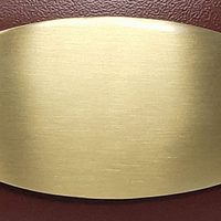 Add on - Curved Gold Brass Plate for IUSP112