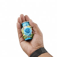 3D-Effect Blue Rose Cremation Urn - IUTD101