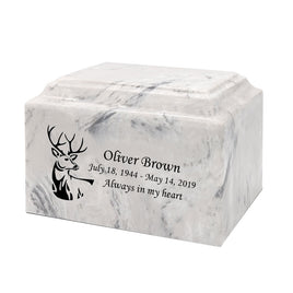 Diamond Grace Cultured Marble Urn - IUCM815