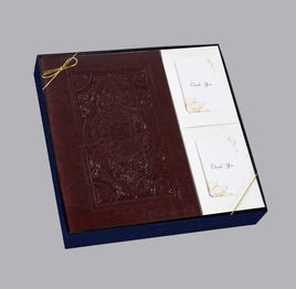 Embossed Library Large Format Stationery Box Set - ST8526LMB-BX