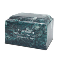 Emerald Grace Cultured Marble Urn - IUCM816