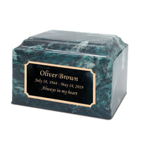 Emerald Grace Cultured Marble Urn - IUCM816