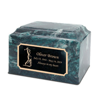 Emerald Grace Cultured Marble Urn - IUCM816