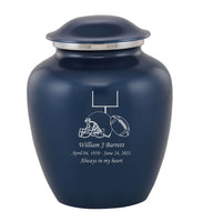 Custom Engraved Ultramarine Elite Grace Cremation Urn - IUGR400