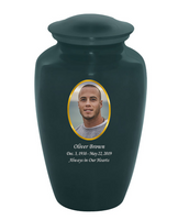 Classic Custom Photo Urn - IUUVP200-Green