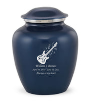 Custom Engraved Ultramarine Elite Grace Cremation Urn - IUGR400