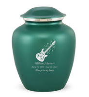 Custom Engraved Green Elite Grace Cremation Urn - IUGR600
