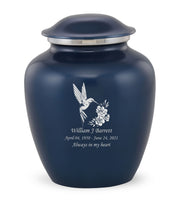 Custom Engraved Ultramarine Elite Grace Cremation Urn - IUGR400