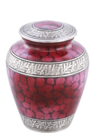 Modest Series - Elite Cloud Berry & Silver Cremation Urn - IUAL120-Berry