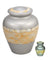 Mother of Pearl Pewter Alloy Cremation Urn with free keepsake - Overstock Deal