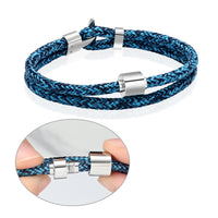 Roscada Speckled Azure Braided Bracelet - IUBR307